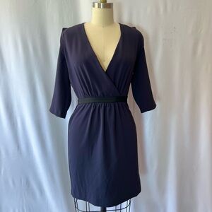 Navy blue mini dress